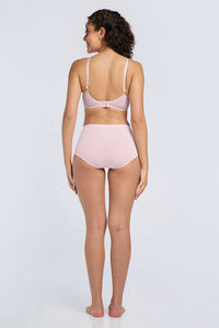 Amante Solid Non Padded Wirefree Magic Shaper Super Support Bra - Pale Lilac — thumbnail 6